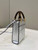 Fendi 8BS051 Mini Sunshine Silver laminated leather shopper