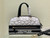 Dior M6202 Medium Dior Vibe Zip Bowling Bag Black and Silver Smooth Calfskin