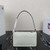 Prada 1BC155 Saffiano leather mini bag White