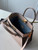 LV M57729 Louis Vuitton On My Side PM Tote Bag M57728 Greige