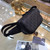 Dior 1ADPO223 Saddle Belt Bag Dior Oblique Galaxy Leather Black