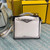 Fendi 8BN290 PEEKABOO Iconic medium white leather FF print Bag