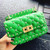 Valentino XW2B0123 Small Rockstud Spike Nappa Leather Bag Green