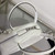 Prada 1BB082 Leather Prada Triangle bag White