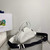 Prada 1BB082 Leather Prada Triangle bag White
