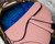Dior M0446 Dior Saddle Bag M0447 Pink Grained Calfskin