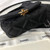 Chanel AS1163 Chanel Flap bag Velvet Black