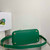 Prada 1BG443 Prada Double Saffiano leather mini bag Green