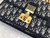 Dior M5818 Dioraddict Bag Burgundy Dior Oblique Jacquard Navy Blue - Voguebags