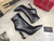 Yves Saint Laurent Opyum Ankle Boots in Alligator-Embossed Patent Leather 63959910 Black with Black Heel - luxibagsmall