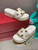 Valentino Stud Flatform Slide Sandal in Quilted Nappa V78106