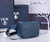 Dior 1ADPO223 Saddle Belt Bag Leather Blue