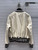 Dior 117P27 Baseball Leather Jacket white