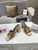 Gina Women's Sandals Maine white Gold lizard Gi90311
