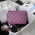 Chanel AS3108 Chanel Flap bag Grained Calfskin Purple