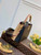 LV M58607 Louis Vuitton Capucines BB Handbag Black Apricot