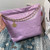 Chanel AS3260 22 Small Handbag Shiny Calfskin Purple Gold