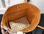 LV N50047 Louis Vuitton Neverfull MM Damier Azur Canvas Bag Pink