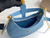Bvlgari 291640 Serpenti Ellipse Shoulder Bag Blue