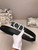 Dior Belts Designer Dior Buckle Leisure Belt Wide 3.4CM 19101 - luxibagsmall