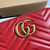 Gucci 447632 GG Marmont Small Matelassé Shoulder Bag Red