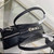 Prada 1BB082 Leather Prada Triangle bag Black