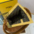 Fendi First Medium Sheepskin Bag 8BP127 Brown