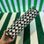 Prada 1BA356 Large Prada Symbole Jacquard Fabric Handbag Black White