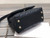 Chanel AS2215 mini flap bag with top handle Black Bag with black