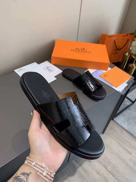 Hermes H211860 Men's Slippers Wholesale Hermes Izmir Sandals H290050