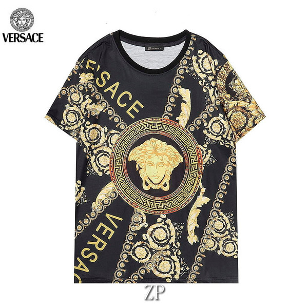 Versace Men la Greca logo Medusa Cystal T-shirt V69620
