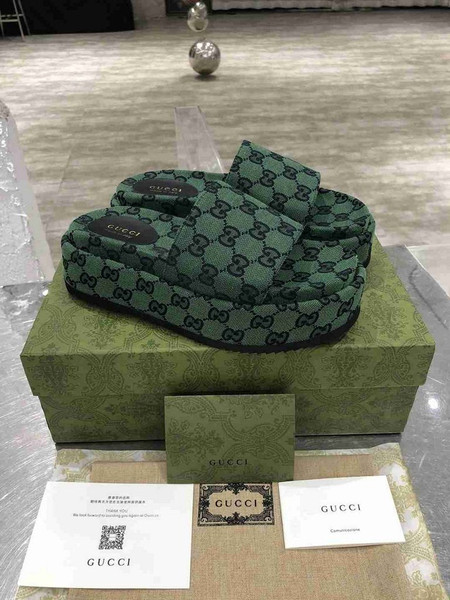 Gucci Sandals GG Multicolour Platform Sandal 81170