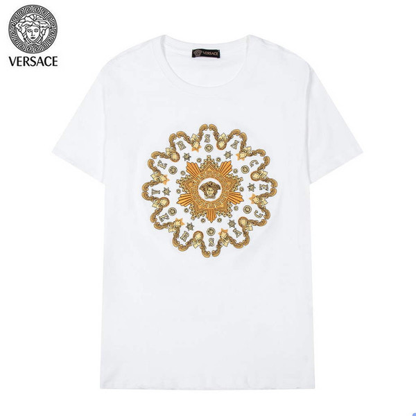 Versace Men la Greca logo Medusa Cystal T-shirt V69650