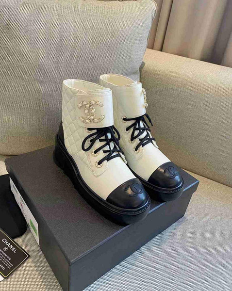 Chanel Women's Boots Designer Chanel Shoes C80035