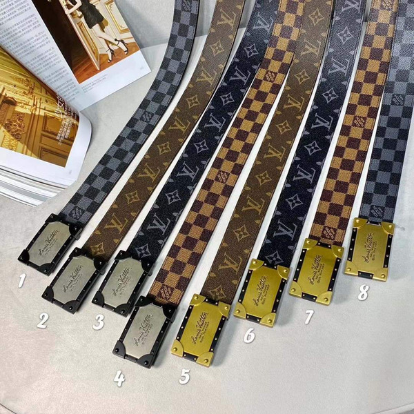 LV Women's Men's Belts Collection Louis Vuitton Initials 40MM Belt 19099
