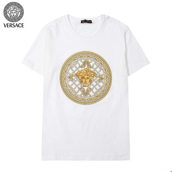 Versace Men la Greca logo Medusa Cystal T-shirt V69648