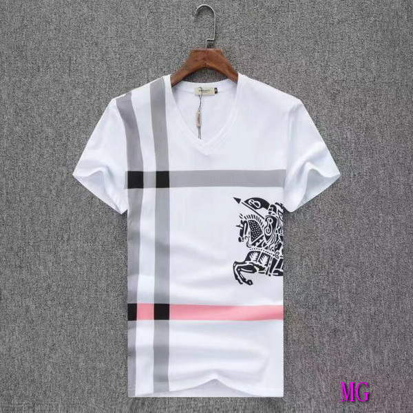 Burberry Men T-shirts Wholesale Short Sleeve Clothing B55833