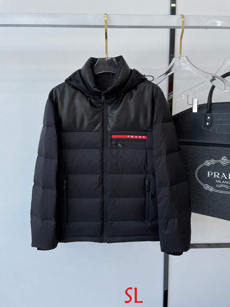 Prada Men's Down Jacket Prada Outerwear Coats Clothing P80033