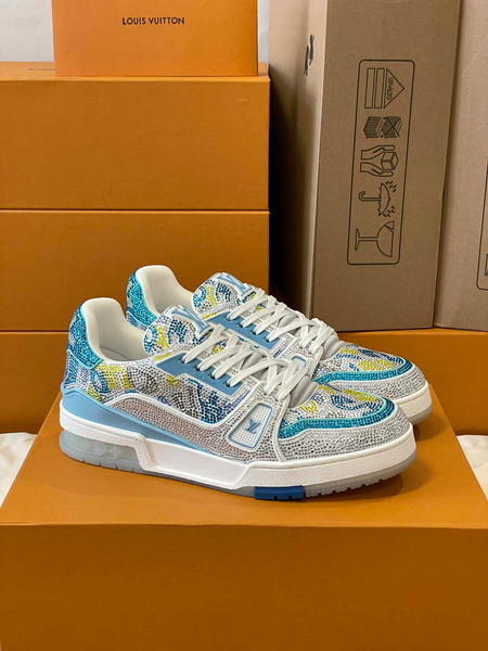 Louis Vuitton 1AC5AL Men Women's LV Trainer Sneaker L62388