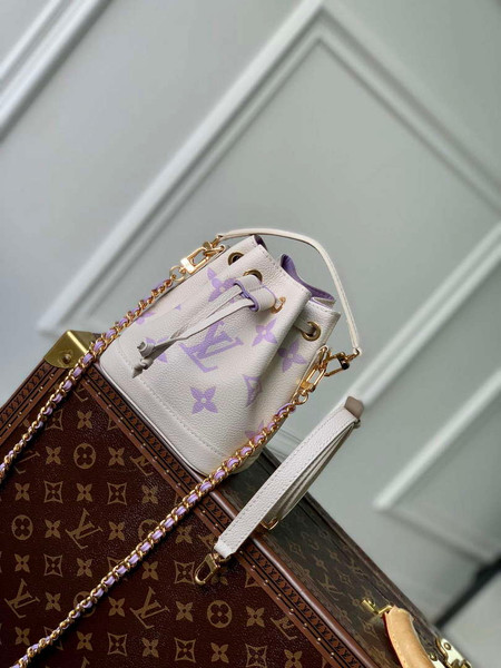 LV M82933 Louis Vuitton Nano Noé Bag Purple