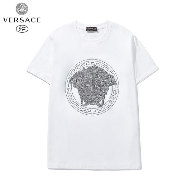 Versace Men la Greca logo Medusa Cystal T-shirt V69646