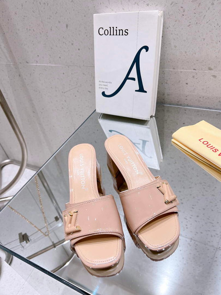 LV 1AB2OR Louis Vuitton Women's Shake Mules heel 5.5cm L68264