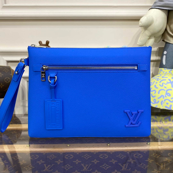 LV M69837 Louis Vuitton Takeoff Pouch Bag Dop blue