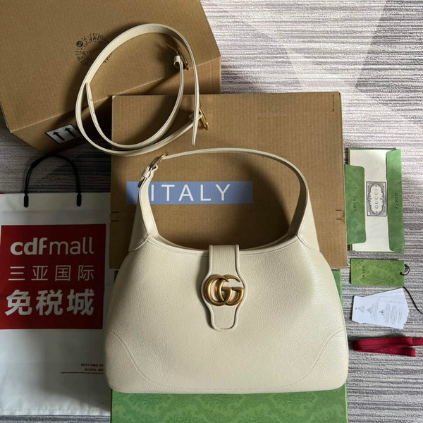 Gucci 726274 Aphrodite Medium Shoulder Bag White