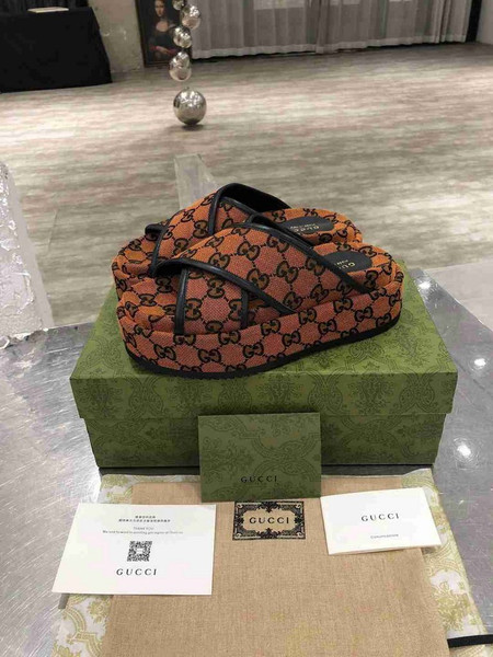 Gucci Sandals GG Multicolour Platform Sandal 81163