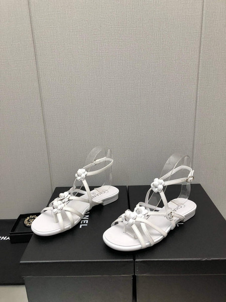 Chanel G40128 Women's Sandals Shoes Lambskin C90221