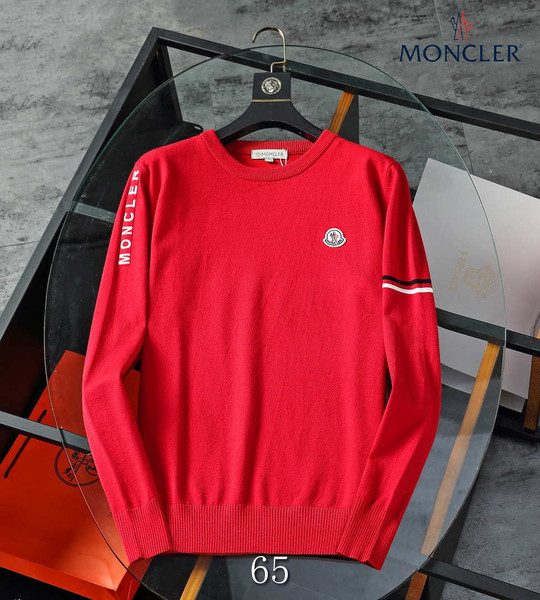 Moncler Men's H10919C00021 Designer Logo Wool Blend Cardigans Sweater M70016
