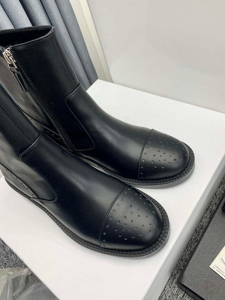 Chanel Women's Shoes Ankle Boots 189740
