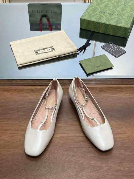 Gucci 754136 Women's Double G Ballet Flat G38268