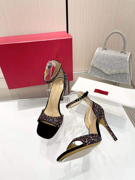 Valentino Women's Full Diamond Shoes 95mm V75479
